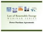 Understanding Power Purchase Agreements in Renewable Energy Projects - slide 1