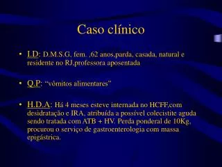caso cl nico