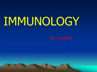 IMMUNOLOGY