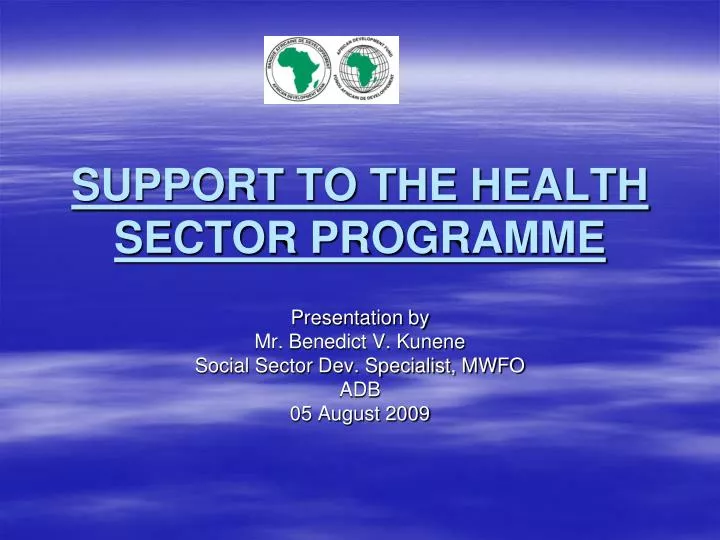 support to the health sector programme