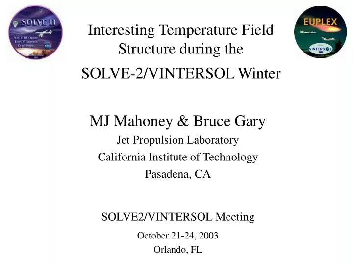interesting temperature field structure during the solve 2 vintersol winter