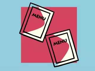 A menu is a list of food and beverage items served in a food and beverage operation.