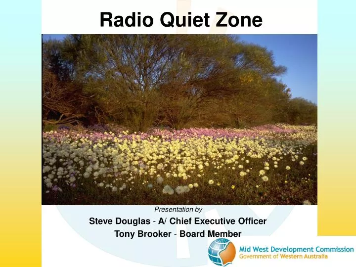 radio quiet zone