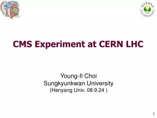 CMS Experiment at CERN LHC
