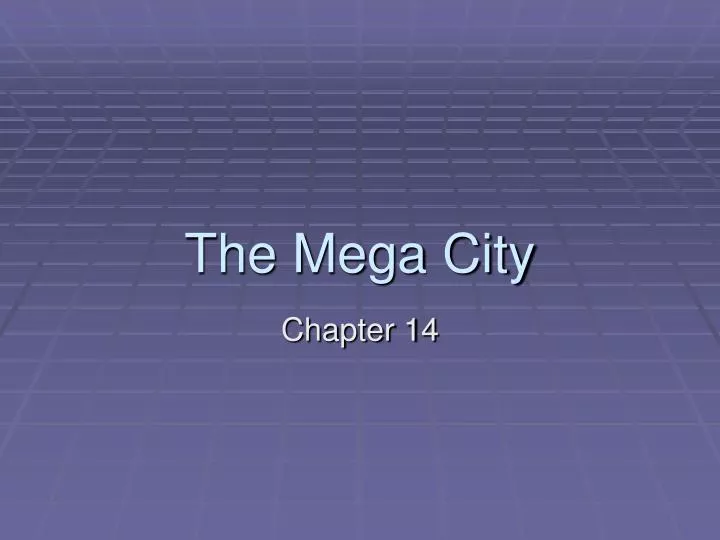 the mega city