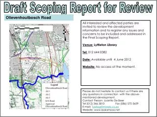 Draft Scoping Report for Review