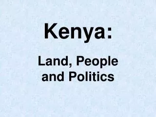 Kenya: