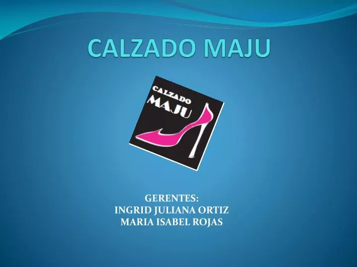 calzado maju