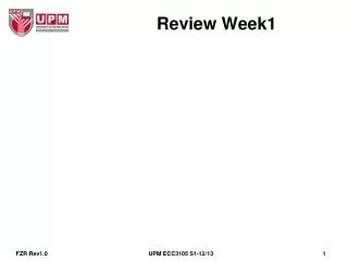 Review Week1