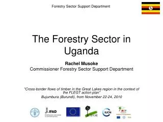 The Forestry Sector in Uganda