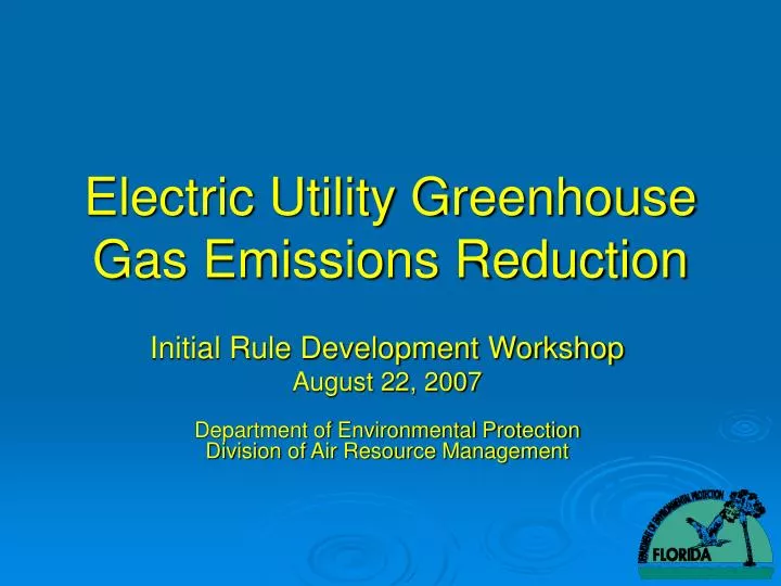 electric utility greenhouse gas emissions reduction