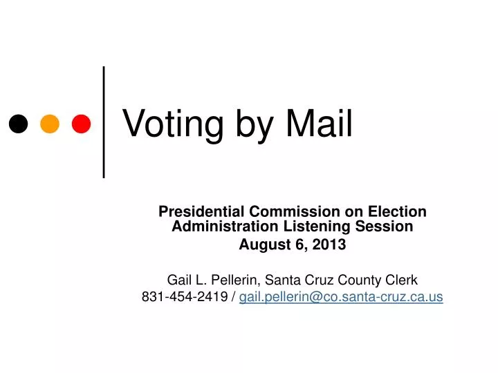 voting by mail