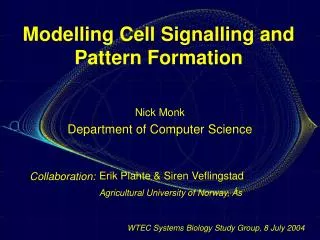 Modelling Cell Signalling and Pattern Formation