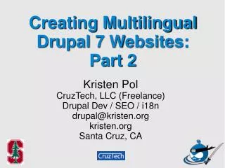Creating Multilingual Drupal 7 Websites: Part 2