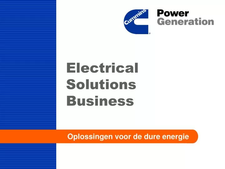 electrical solutions business