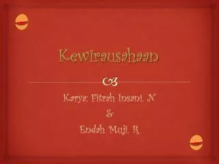 Kewirausahaan