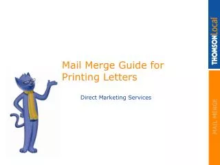 Mail Merge Guide for Printing Letters
