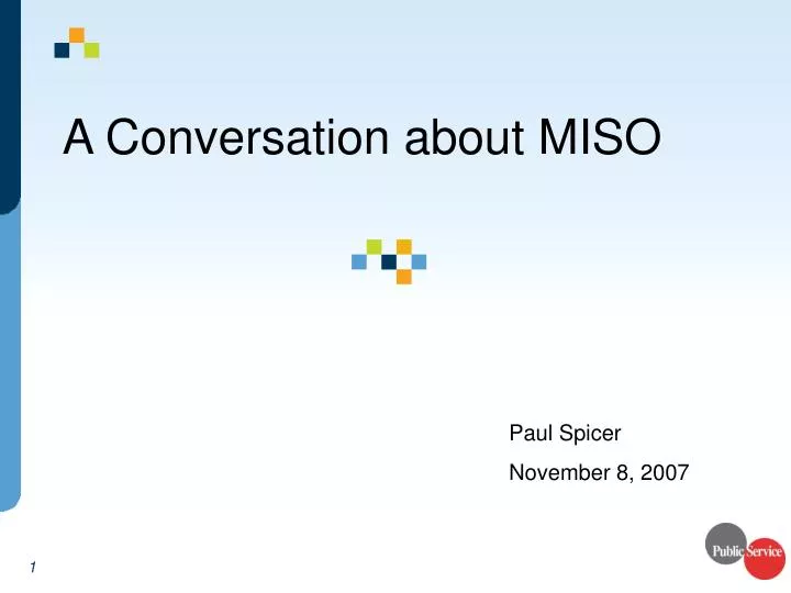 a conversation about miso