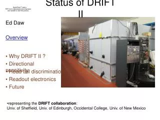 Status of DRIFT II