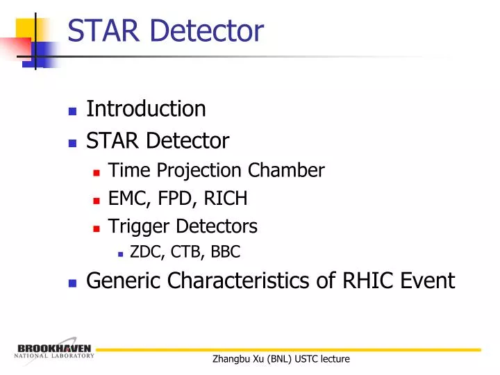 star detector
