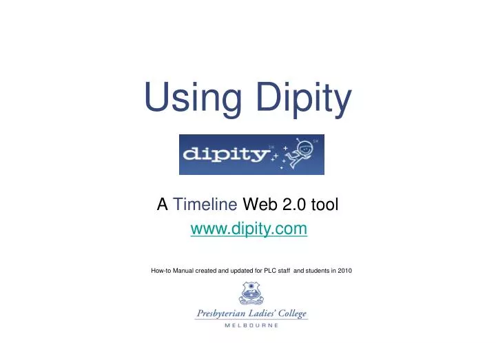 using dipity