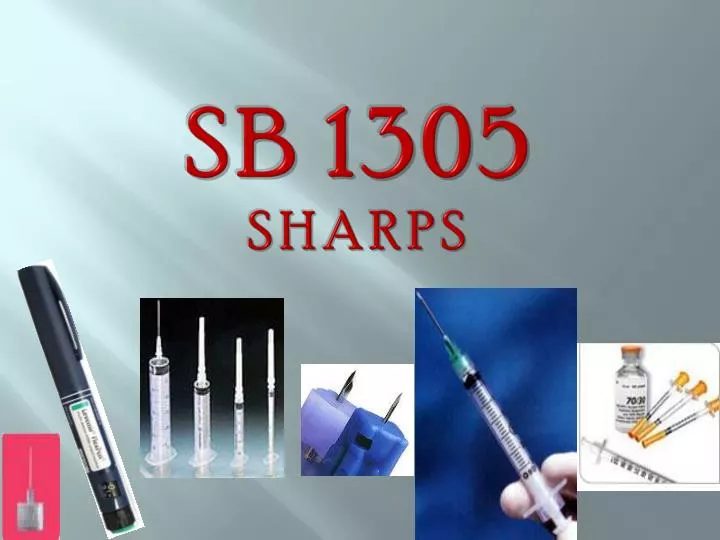 sb 1305 sharps