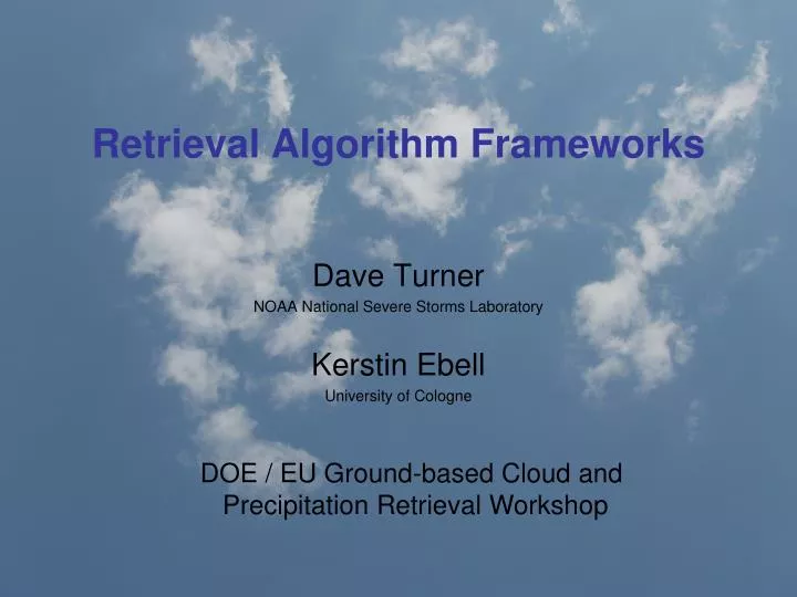 retrieval algorithm frameworks