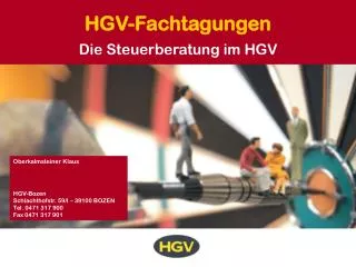 HGV-Fachtagungen