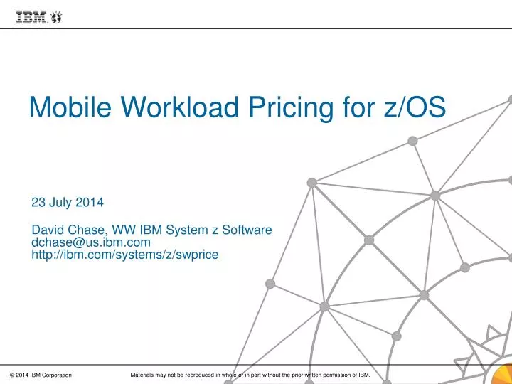 mobile workload pricing for z os
