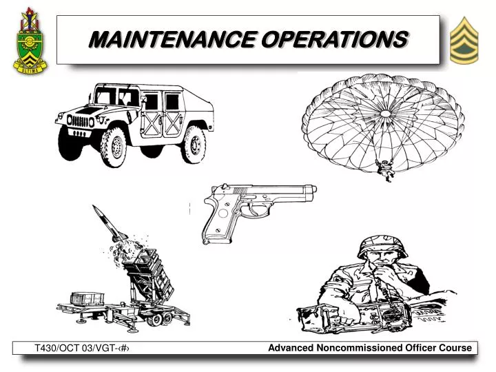 maintenance operations