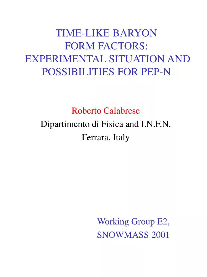 time like baryon form factors experimental situation and possibilities for pep n