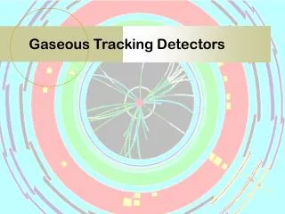 Gaseous Tracking Detectors