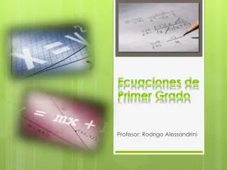 ecuaciones de primer grado
