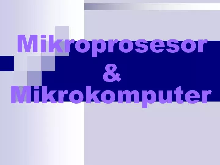mikroprosesor