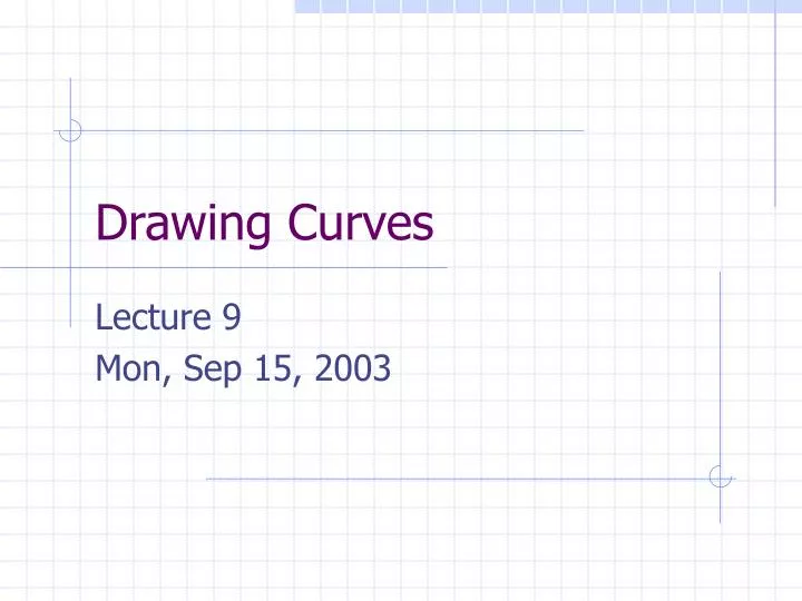 drawing curves