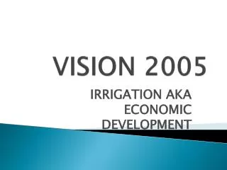 VISION 2005