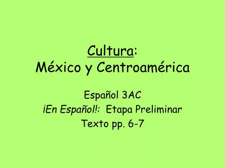 cultura m xico y centroam rica