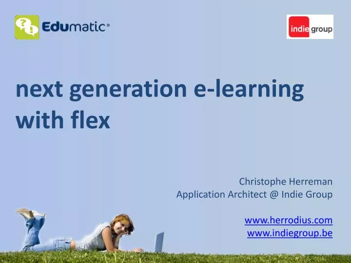 next generation e learning with flex