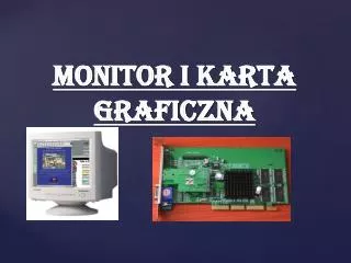 monitor i karta graficzna