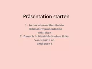 pr sentation starten