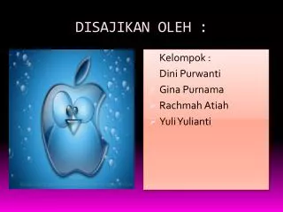 disajikan oleh