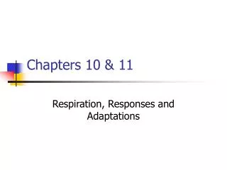 Chapters 10 &amp; 11