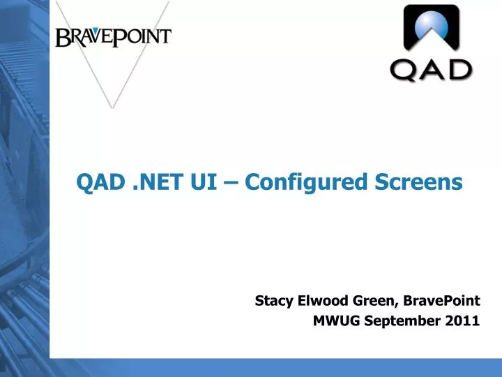qad net ui configured screens