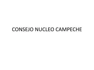 consejo nucleo campeche