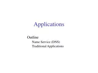 applications