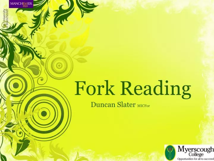 fork reading