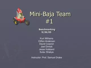 Mini-Baja Team #1