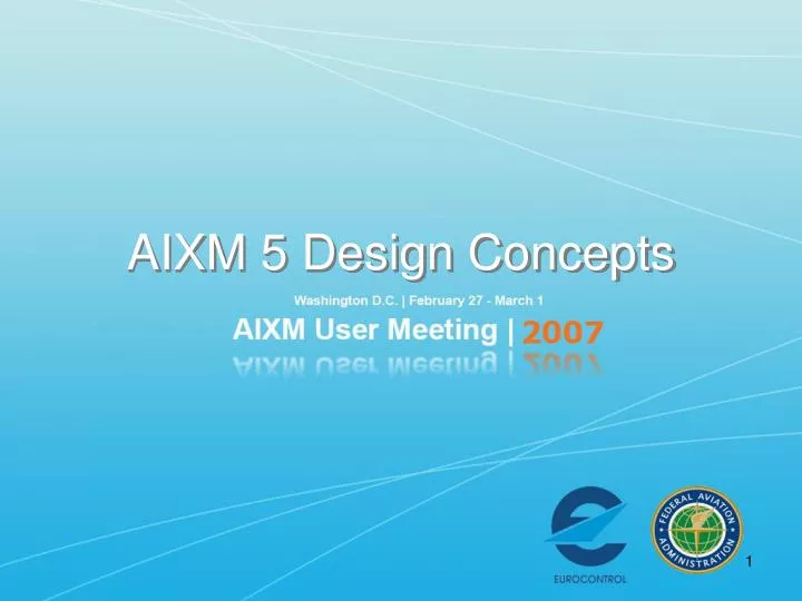 aixm 5 design concepts
