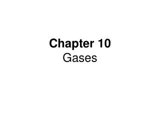 chapter 10 gases