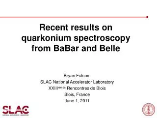 Recent results on quarkonium spectroscopy from BaBar and Belle